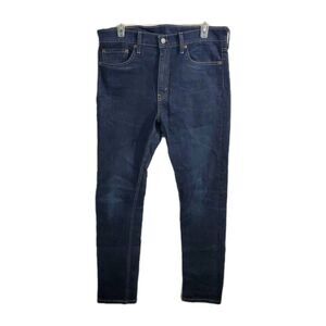 Levis 510 Denim Blue Jeans Straight 32/34 Men's Dark Pants Cotton